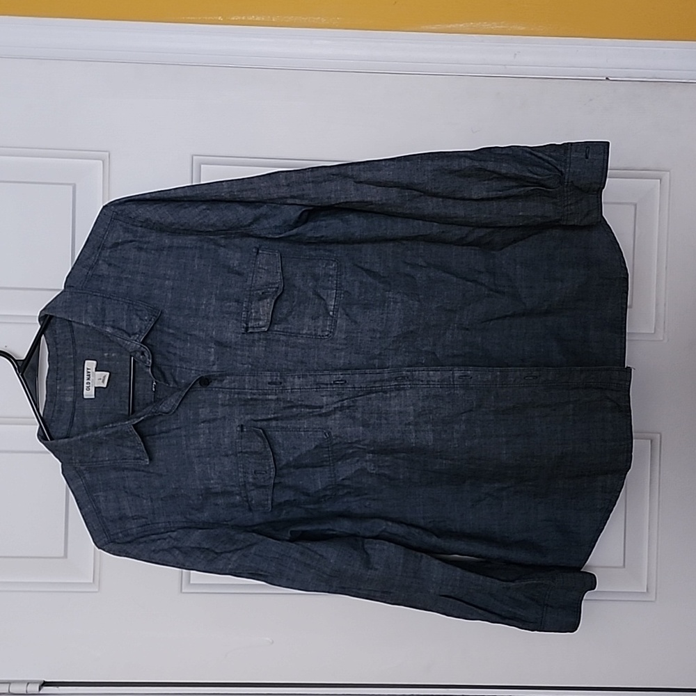 Old Navy Denim Button Down Shirt